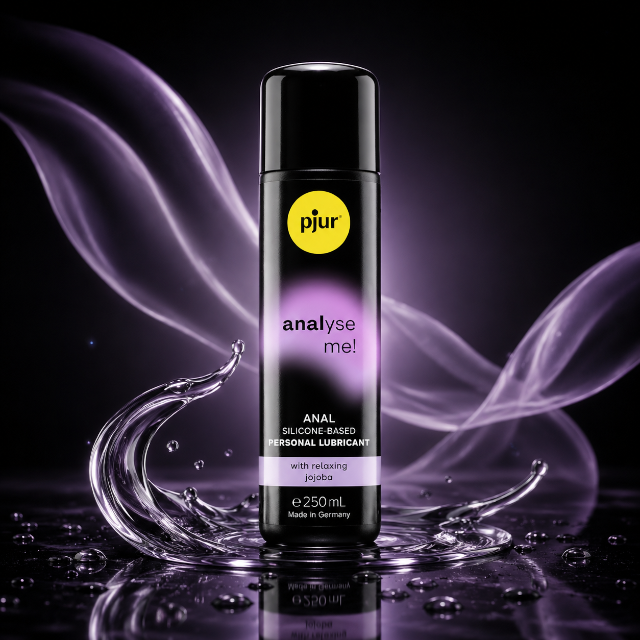 Lubrifiant anal Pjur Analyse Me! Relaxing Anal Glide, pe bază de silicon, 250 ml