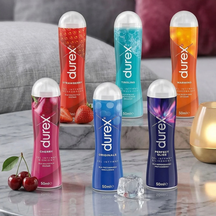 Lubrifiant Durex Perfect Gliss, pe bază de silicon, pentru sex anal, 50 ml