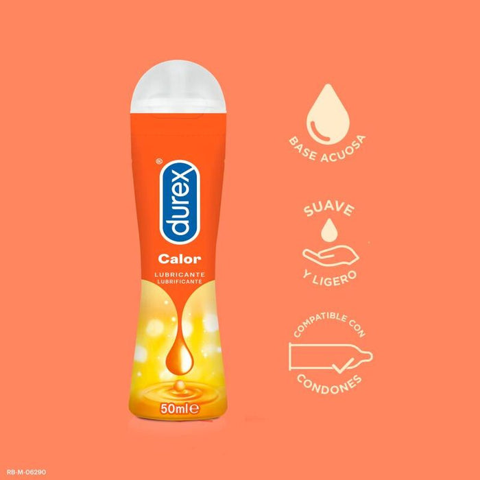 Lubrifiant Durex Play Calor, pe bază de glicerină, cu efect de încălzire, 50 ml