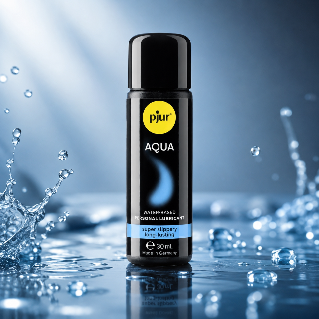 Lubrifiant foarte alunecos Pjur Aqua, pe baza de apa, 30 ml