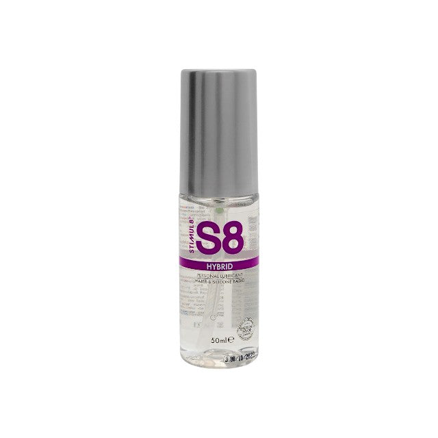 Lubrifiant hibrid S8 Hybrid Lube, pe bază de apă și silicon, fără parabeni, 50 ml