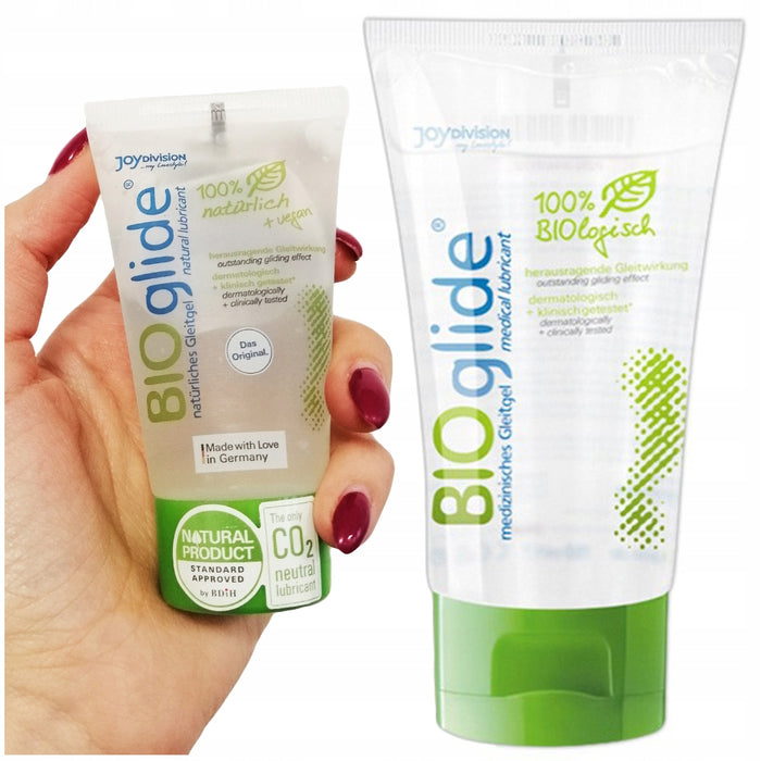 Lubrifiant natural BIOglide Natural, pe baza de apa, 40 ml