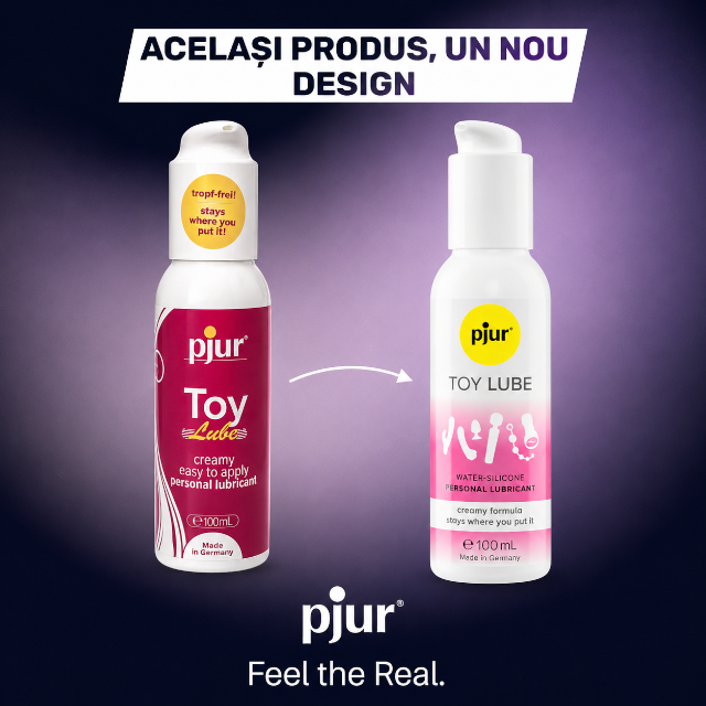 Lubrifiant Pjur - Toy Lube, pentru utilizarea cu jucarii erotice, pe bază de apă, 100 ml