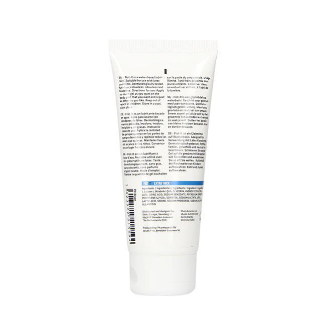 Lubrifiant premium FISTIT - Extra Thick, pe baza de apa, nelipicios, 100 ml