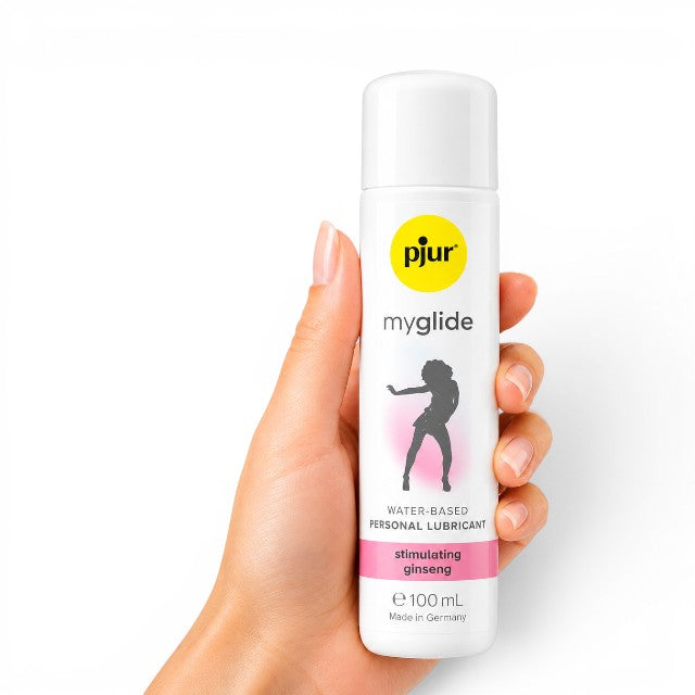 Lubrifiant premium stimulare Pjur My Glide, Ginseng, pentru femei, 100 ml