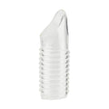 Manson RevSleeves - Ribbed Penis Sleeve with Ball Loop, pentru stimulare intensă și ingroșare, transparent
