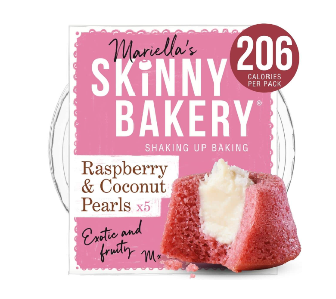 Mariella’s Raspberry & Coconut Pearls (6 pack x 5 cakes)