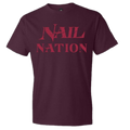 Maroon Nail Nation Tee