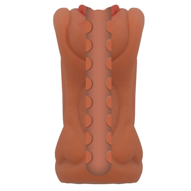Masturbator JAMYJOB Signature DEBORA, simulare vaginala realista cu material moale si flexibil