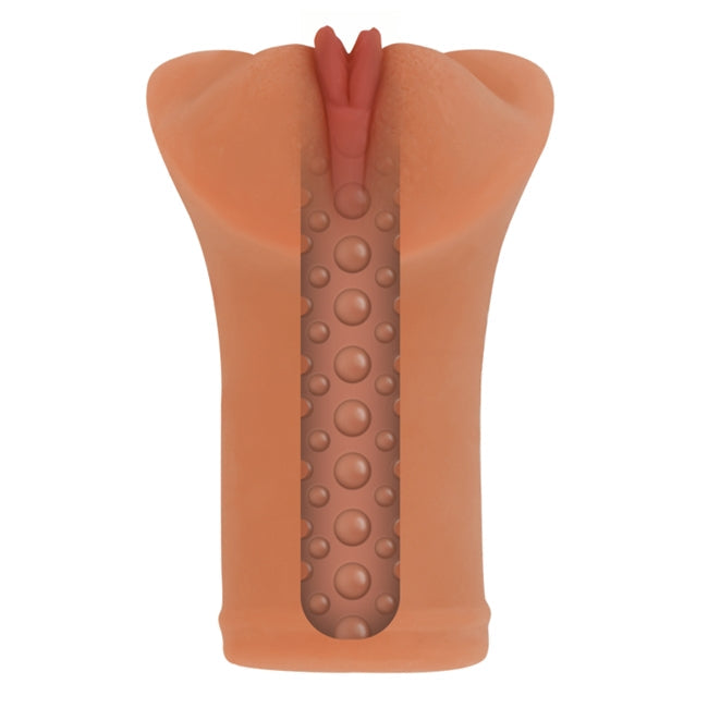 Masturbator JAMYJOB Signature PAULINA, simulare vaginala realista cu material moale si flexibil