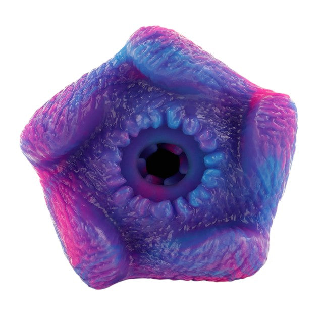 Masturbator manual CYBERSILICOCK EPIC Thetis Cyclops, din silicon supermoale, flexibil, 20 cm, mov și roz