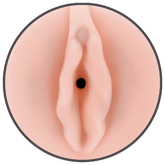 Masturbator manual JAMYJOB PUSSY, interior texturat pentru simulare vaginală realistă, material TPE, negru