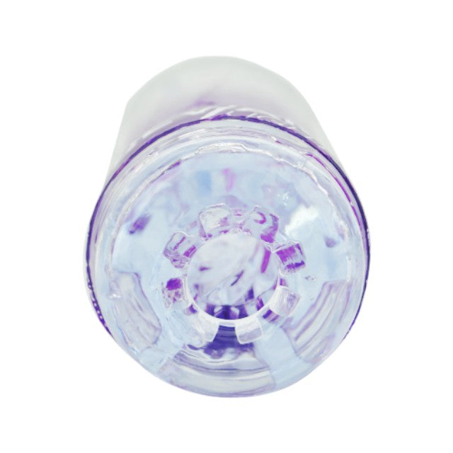 Masturbator manual REVAIR Light Reusable Masturbation Cup, cu 3 tipuri de texturi, material TPE, 16.5 cm, mov