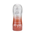 Masturbator manual REVAIR Tight Reusable Masturbation Cup, cu 3 tipuri de texturi, material TPE, 16.5 cm, portocaliu