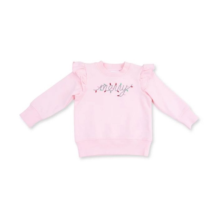 Merry Ruffle Sweatshirt