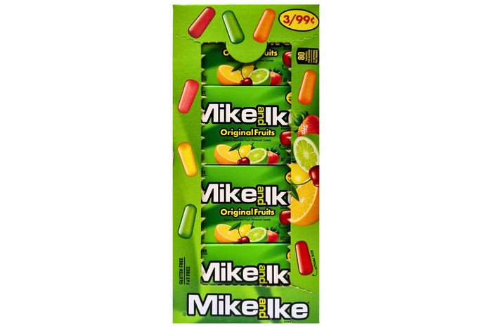 Mike & Ike Original Fruits 24 x 22g (box) - Out of Date
