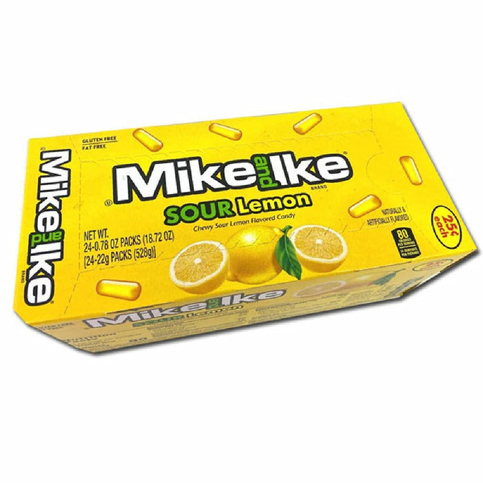 Mike & Ike Sour Lemon 24 x 22g (box) - Out of Date