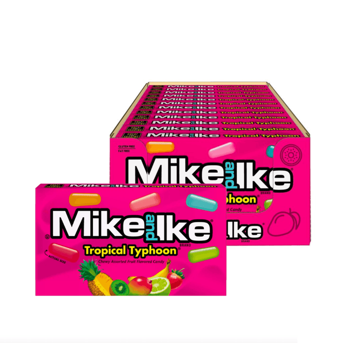 Mike & Ike Tropical Typhoon 12 x 141g - Out of Date