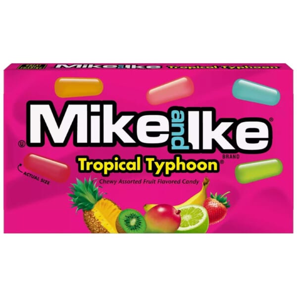 Mike & Ike Tropical Typhoon 24 x 22g (box) - Out of Date