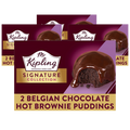 Mr Kipling Signature Belgian Chocolate Brownie Pudding 8 x 105g (4 Pack) - Out of Date