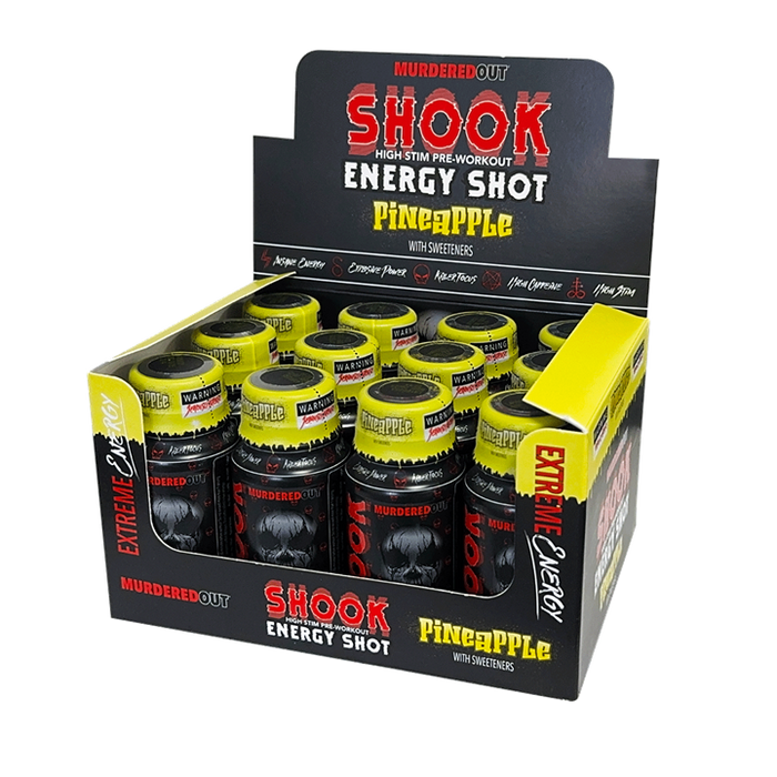 Murdered Out Shook Energy Shot 12 x 60ml