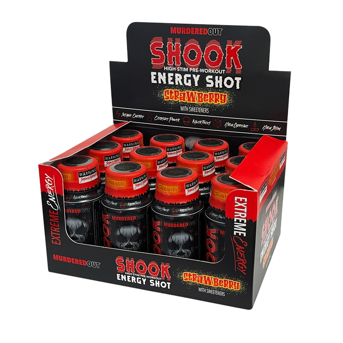 Murdered Out Shook Energy Shot 12 x 60ml