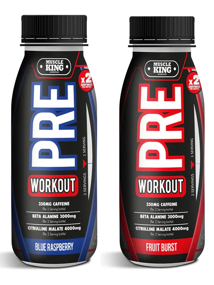Muscle King Nutrition PRE Workout RTD 12 x 250ml