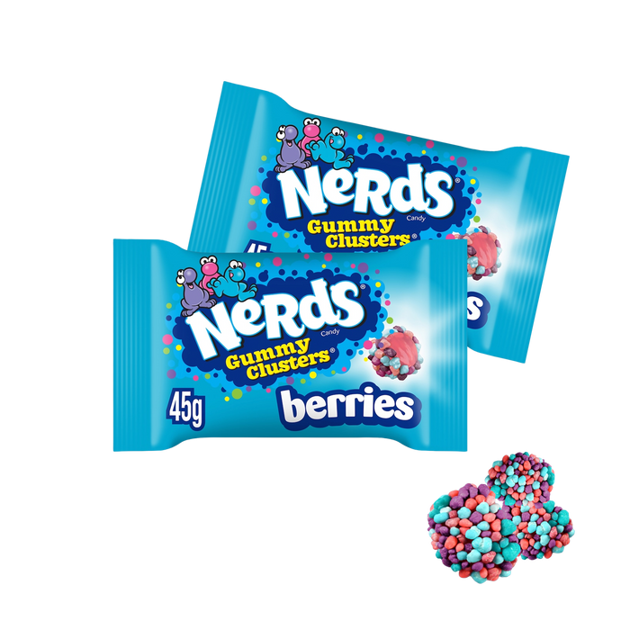 Nerds Gummy Clusters Very Berry 20 x 45g (case) - Out of Date