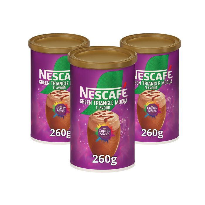 Nescafe Green Triangle Quality Street Mocha 10 x 260g (case) - Out of Date