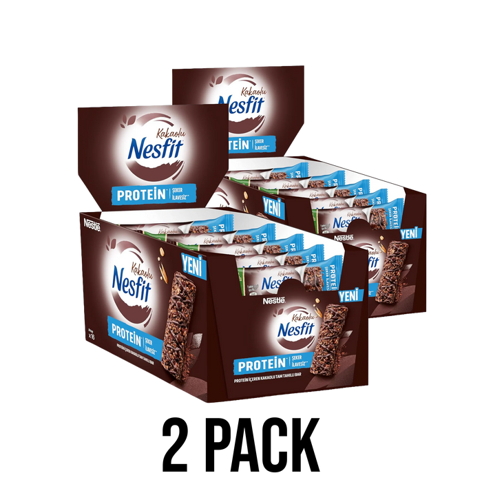 Nestle Nesfit Kakaolu (Chocolate Protein Grain Bars) 32 x 20g (2 boxes) - Out of Date