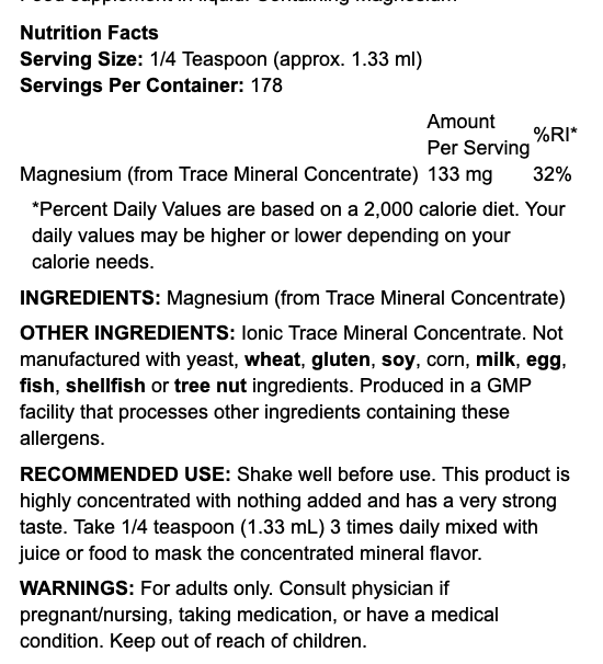 NOW Foods Liquid Magnesium 237ml