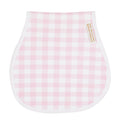 Oopsie Daisy Burp Cloth in Palm Beach Pink Gingham