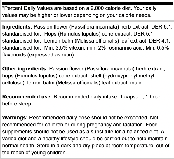 Osavi Herbal Sleep Support Vegan Caps