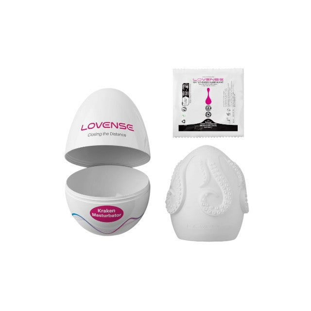 Ou Masturbator LOVENSE - KRAKEN, interiorul are sase texturi diferite, lungime extensibila pana la 20 cm, diametru 8 cm