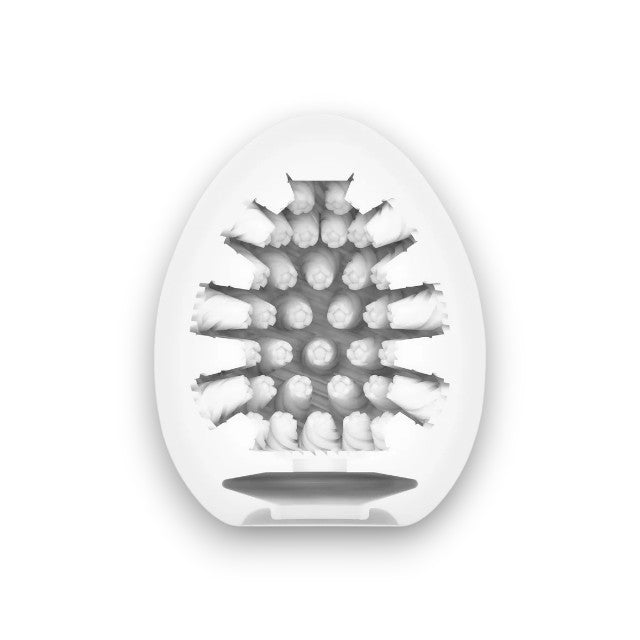 Ou masturbator TENGA Cone, de unică folosință, cu loțiune inclusă, interior texturat punctat, material elastic TPE