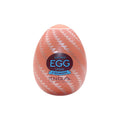 Ou masturbator TENGA Spiral, de unică folosință, cu loțiune inclusă, interior texturat spiralat, material elastic TPE