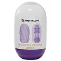Ou PRETTY LOVE - SMOOTH STRIPES pentru masturbare, rezistent la apa