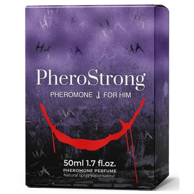 Parfum cu feromoni PHEROSTRONG J, pentru bărbați, note de iris nobil, ambră gri și ienupăr de Virginia, 50 ml