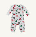 TBBC’s Penny’s Playsuit in I Want A Hippopotamus wraps your little one in vintage charm and cozy warmth. Its heavyweight fabric keeps chill at bay, while the playful holiday print sparks joy on every whimsical Christmas day. Celebrate festive moments with comfort and timeless style!