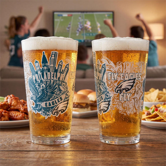 Philadelphia Eagles 16oz Glass Pint