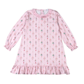 Baby Loren’s Pink Nutcracker Pima Dress wraps your toddler in soft, breathable Pima cotton, blending cozy comfort with festive charm. Perfect for holiday play or relaxing moments, this delightful dress adds a touch of joyful warmth to every Christmas celebration.