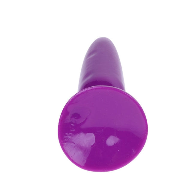 Plug anal BAILE Butt Plug, din TPR moale, lungime 15 cm, diametru 4 cm, culoare mov