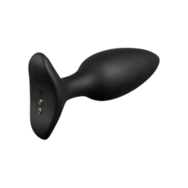 Plug anal LOVENSE - HUSH 2, control prin aplicatie, cu 10 functii de vibrare,diametru 4.4 cm, lungime 13.5 cm, culoarea negru(mediu)
