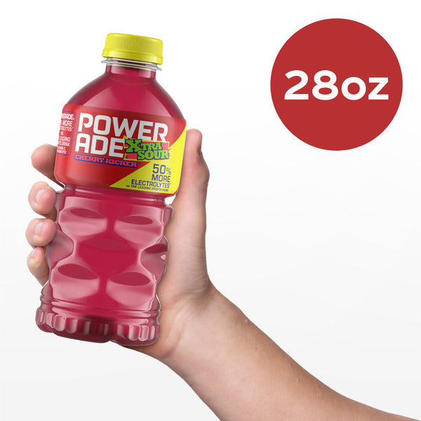 Powerade Cherry Kicker Xtra Sour 15 x 828ml (case) - Out of Date