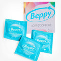 Prezervative BEPPY Soft & Comfort, din latex natural, diametru 56 mm, 3 buc