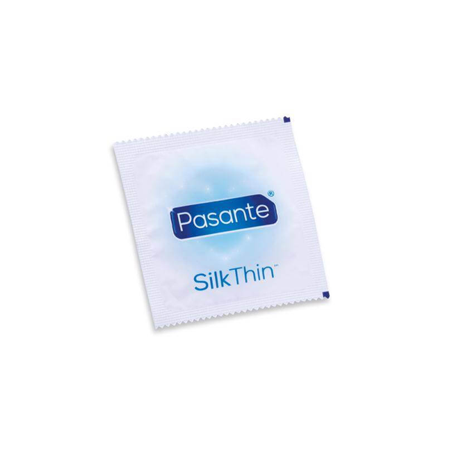 Prezervative Pasante - Silk Thin, ultra subtiri, 53 mm, 12 buc