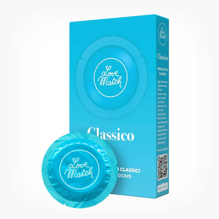 Prezervative profesionale, Love Match Classico, senzatie naturala si confort, 6 buc