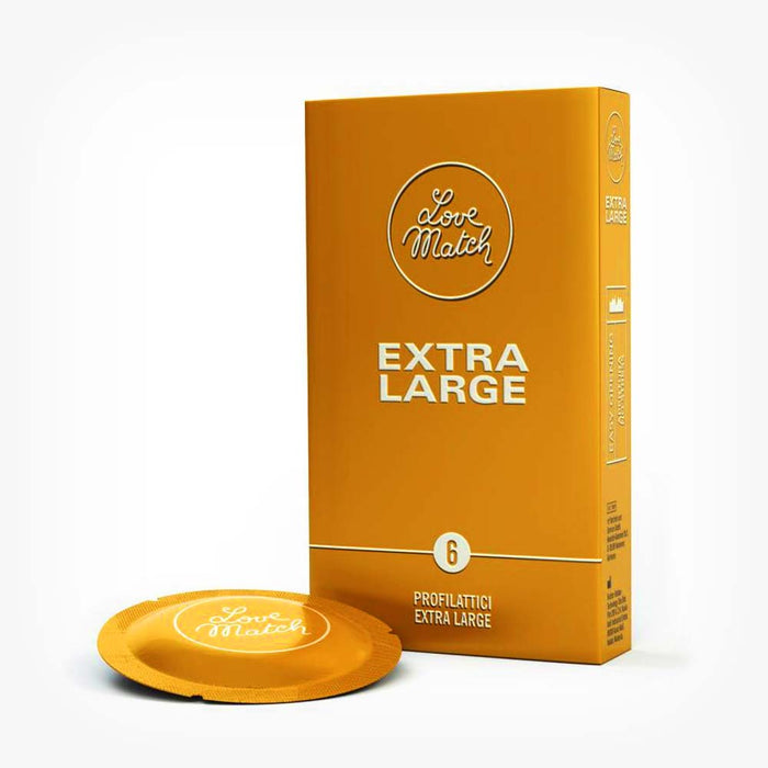Prezervative profesionale, Love Match XL - Extra Large, dimensiune 57 mm, 6 buc