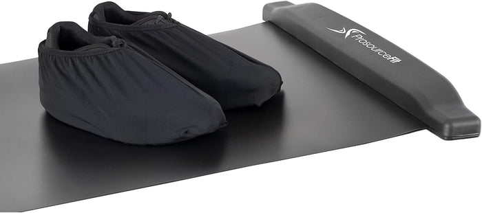ProSourceFit Slide Board Mat for Exercise 6’ with End Stops