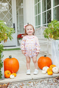 Celebrate fall’s magic with the Pumpkin Patch Ruffle Bubble by Trotter Street Kids! This charming infant romper wraps your little one in soft pink and orange pumpkins, finished with a sweet ruffled collar—perfect for cozy autumn days and unforgettable seasonal moments. Ready for all the fall fun!